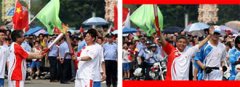 奧運圣火抵達惠州，旭日集團總經理，常宏公司董事長楊勛擔任火炬手